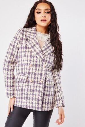 Veste - Blanc et Violet