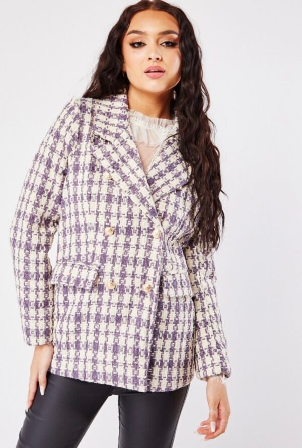 Veste - Blanc et Violet