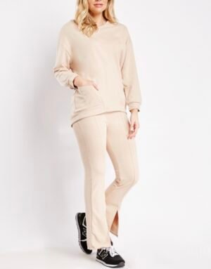 Ensemble beige (haut et pantalon)